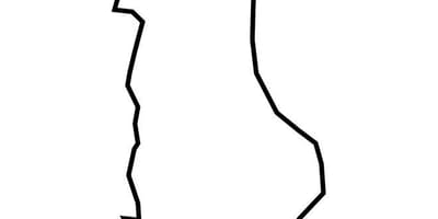 Mapa Albanii mapa wektor 
