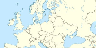Mapa świata pokazująca Albania
