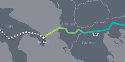 Mapa dotknij Albania