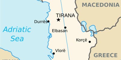 Mapa saranda Albania